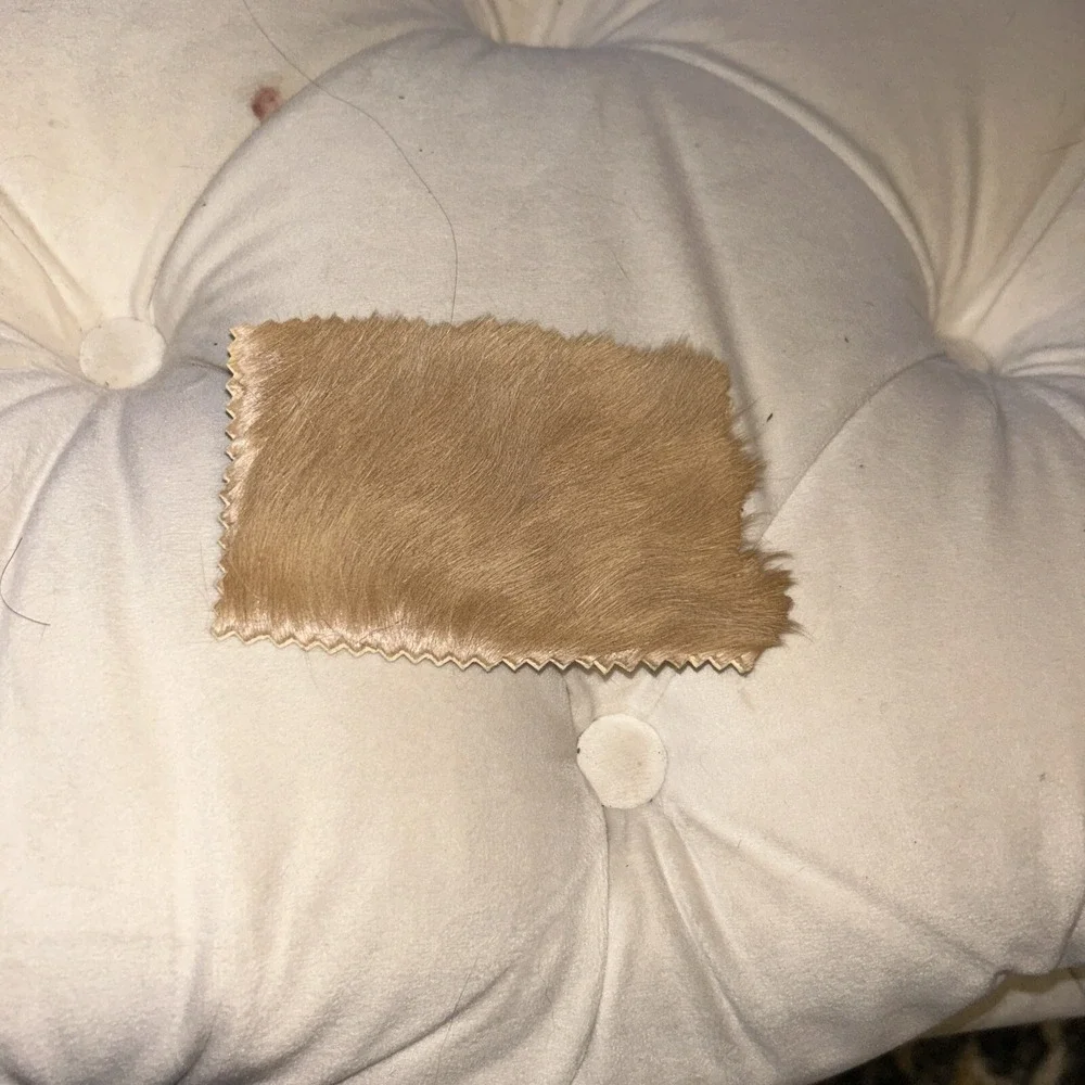 Deer Fur & Hide Patch Vintage Antique Animal Skin 40s ? Cutout